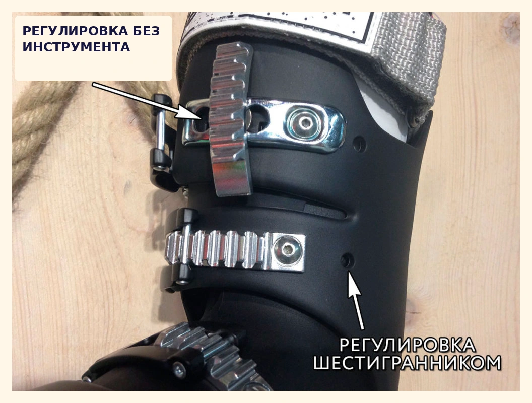 Регулировка гребёнки клипсы без инструмента и перестановка с помощью шестигранника